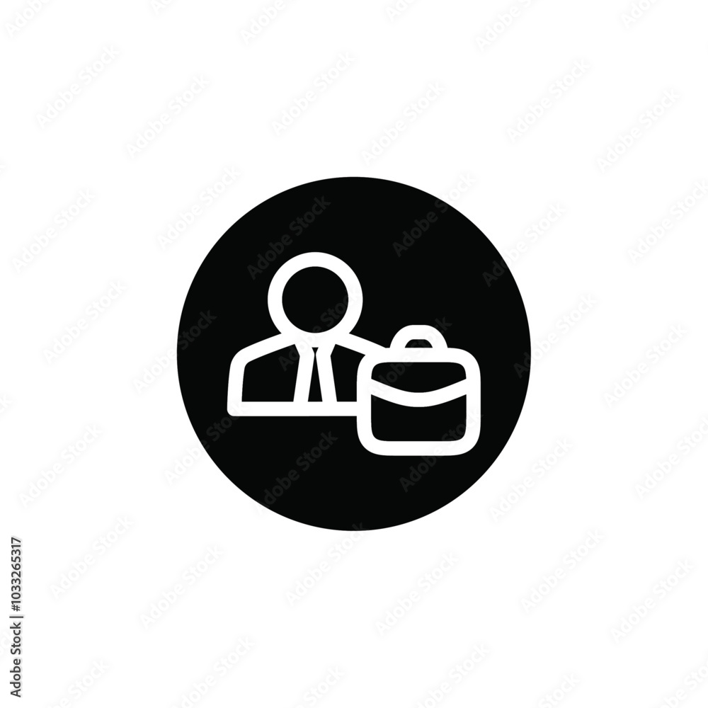 Poster career, job and work icon web design in vector