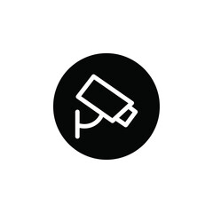 CCTV camera icon web design in vector
