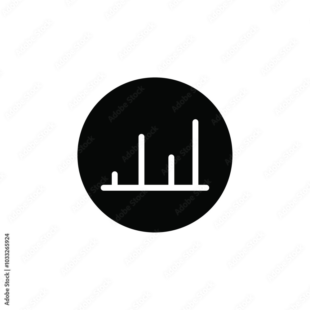 Poster chart icon web design in vector