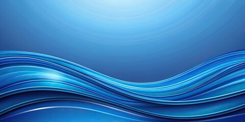 Fototapeta premium Blue background with asymmetrical waves created using tools