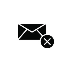 close mail icon web design in vector