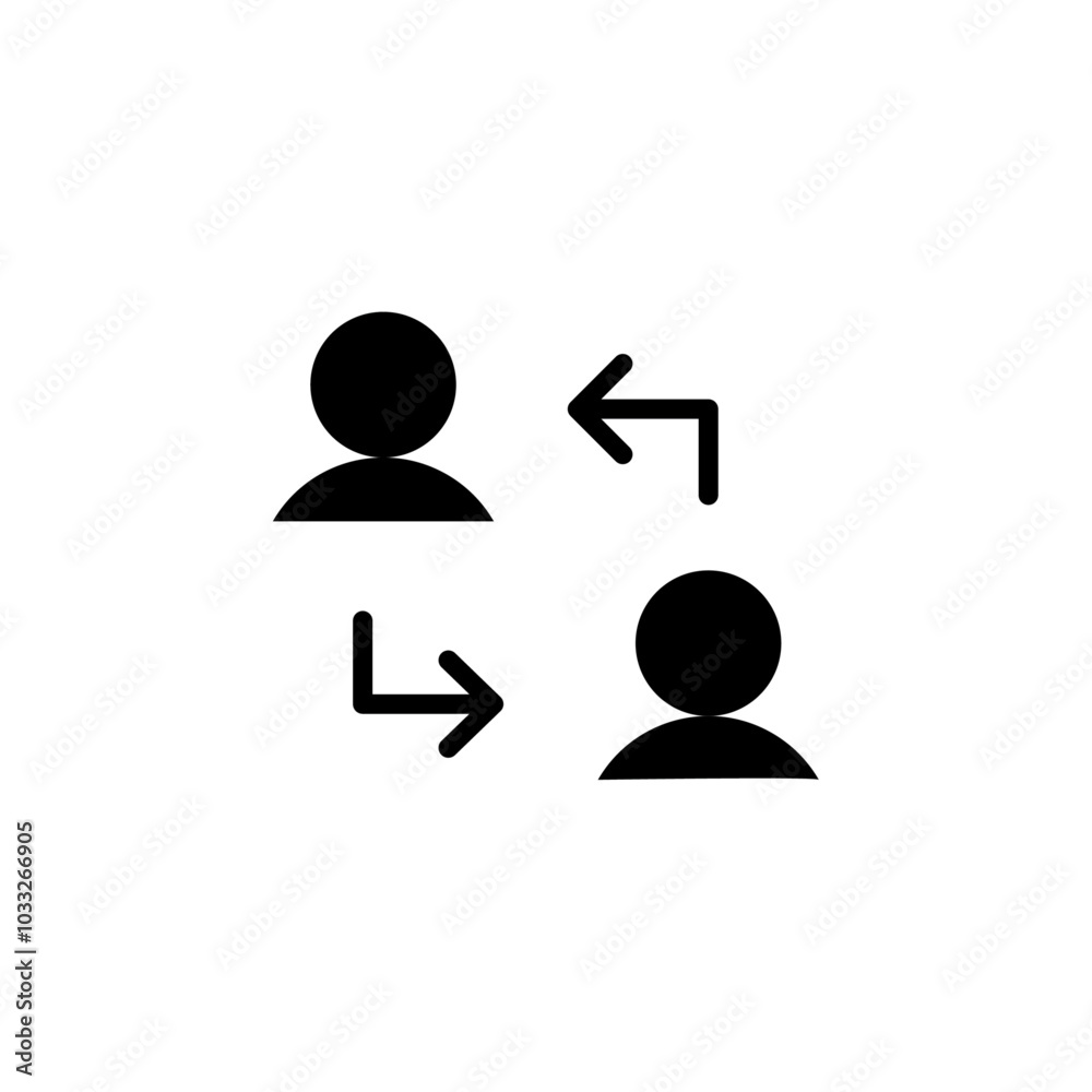 Poster coaching icon web design in vector