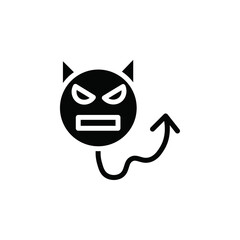 Demon devil icon web design in vector