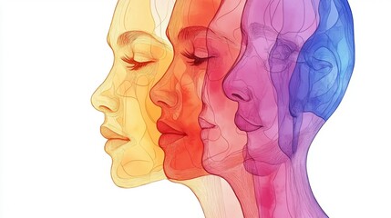 Emotional Beauty Revealed in Vibrant Hues