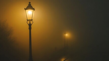 street lamp in the night