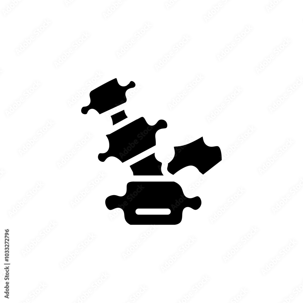 Poster Hernia icon web design in vector