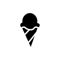ice cream cone icon web design in vector