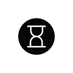 Hourglass icon web design in vector