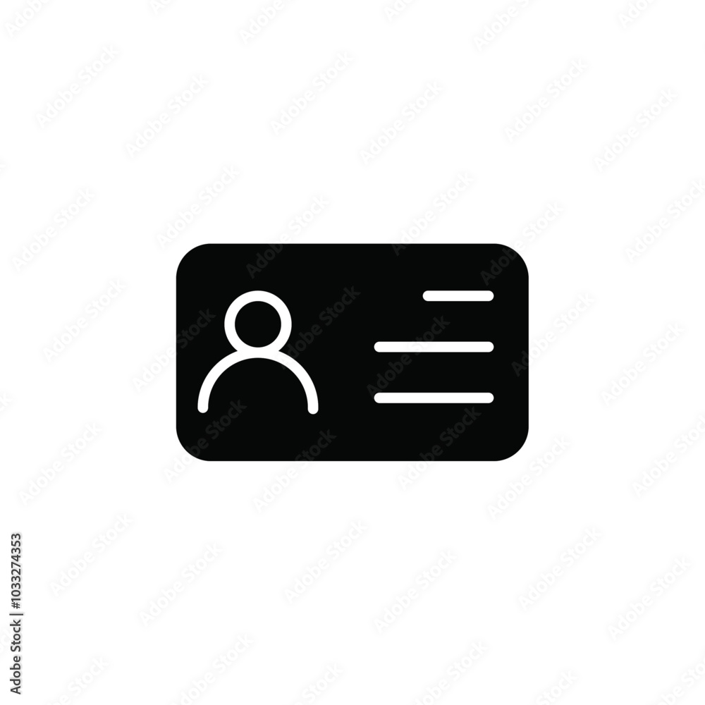 Aufkleber license icon web design in vector
