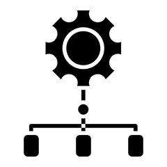 Workflow Cycle Vector Icon Style