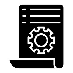 Work Instructions Vector Icon Style