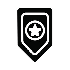 Military Rank icon web design in vector
