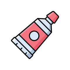 oil paint icon vector design template simple and clean