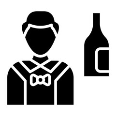 Barkeeper Vector Icon Style