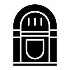 Jukebox Vector Icon Style