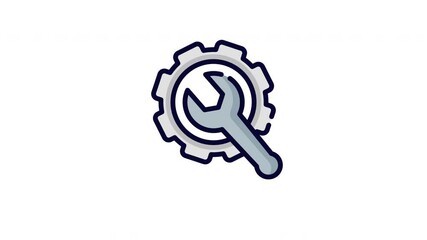 Service and Repair Icon Animation