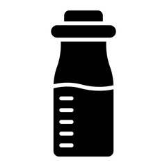 Milk bottle Vector Icon Style