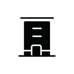 Office building icon web design in vector