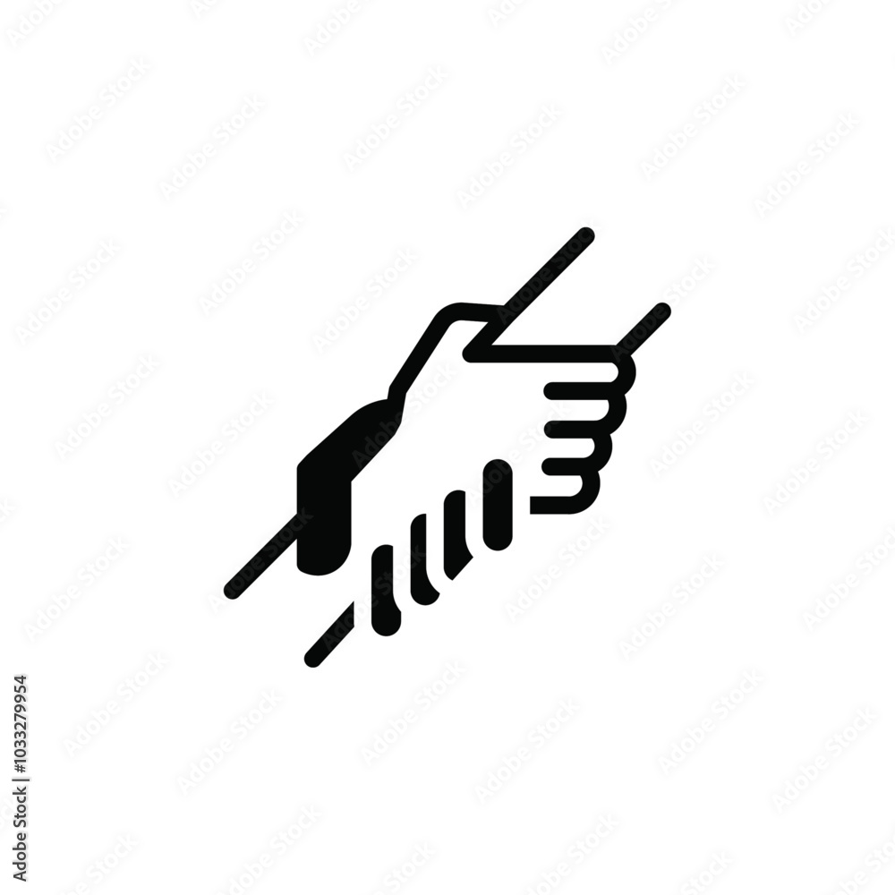 Aufkleber person help someone icon web design in vector