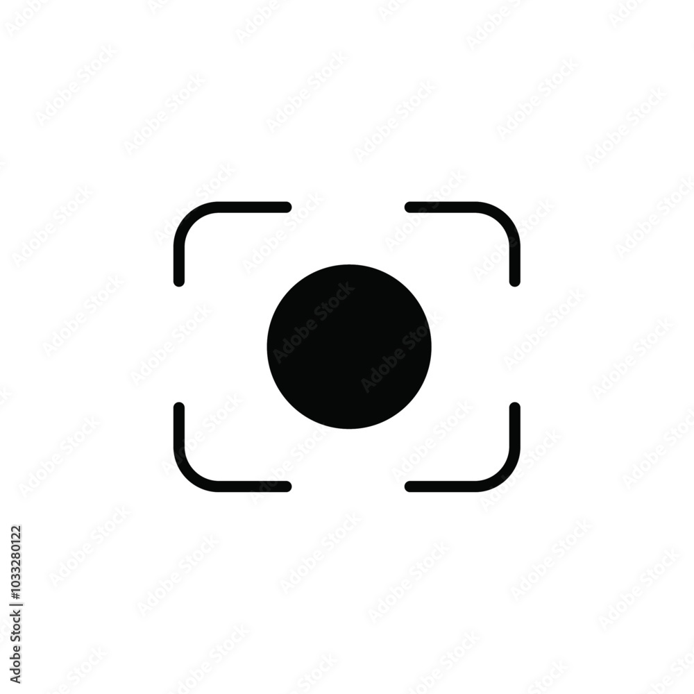 Poster picture snapshot icon web design in vector