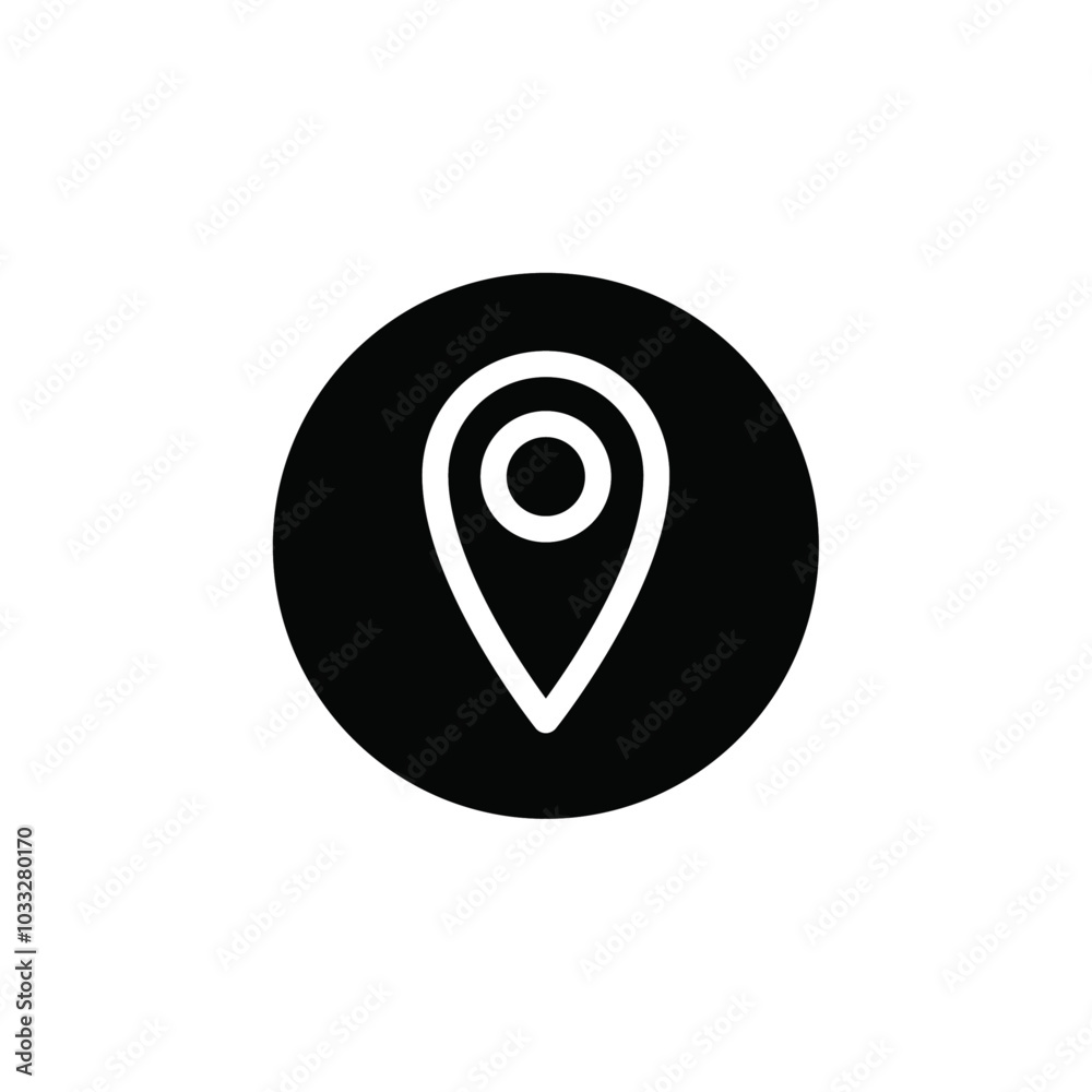 Aufkleber pin icon web design in vector