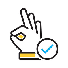 Vector multicolor icon for Perfect