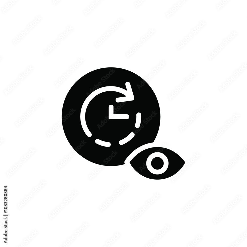 Poster Predict, forecast icon web design in vector