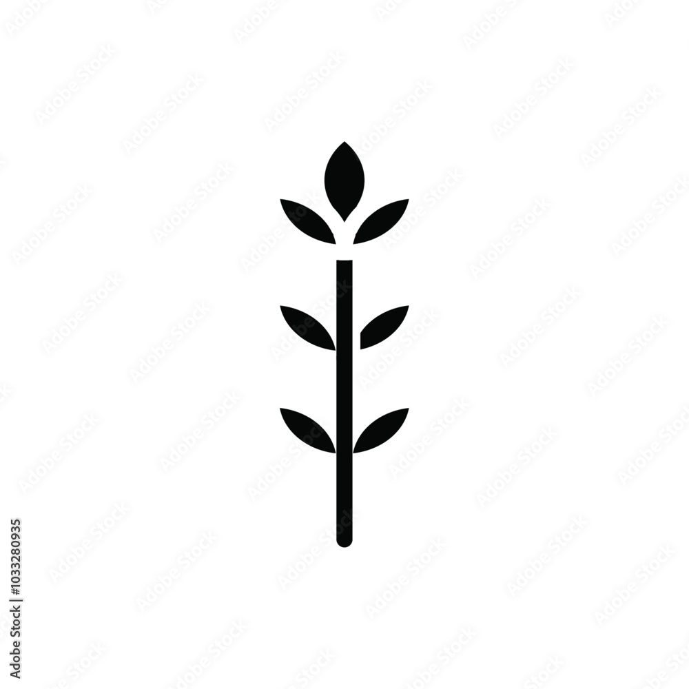 Poster Rye icon web design in vector