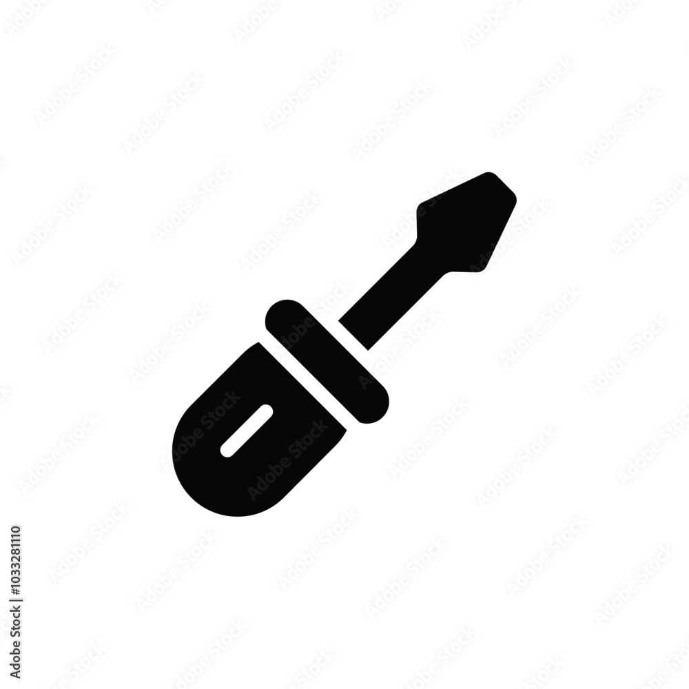 Poster Screwdriver icon web design in vector