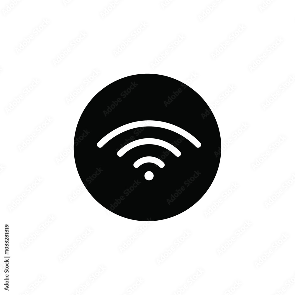 Aufkleber Signal icon web design in vector