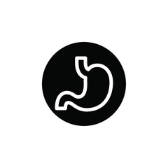 Stomach icon web design in vector