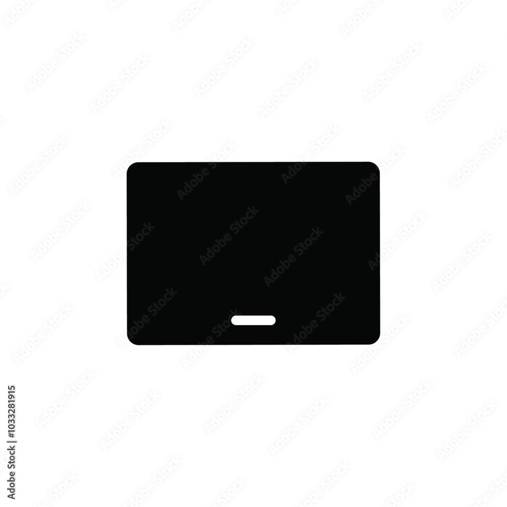 Poster tablet icon web design in vector