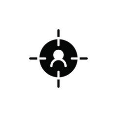Obraz premium Target icon web design in vector