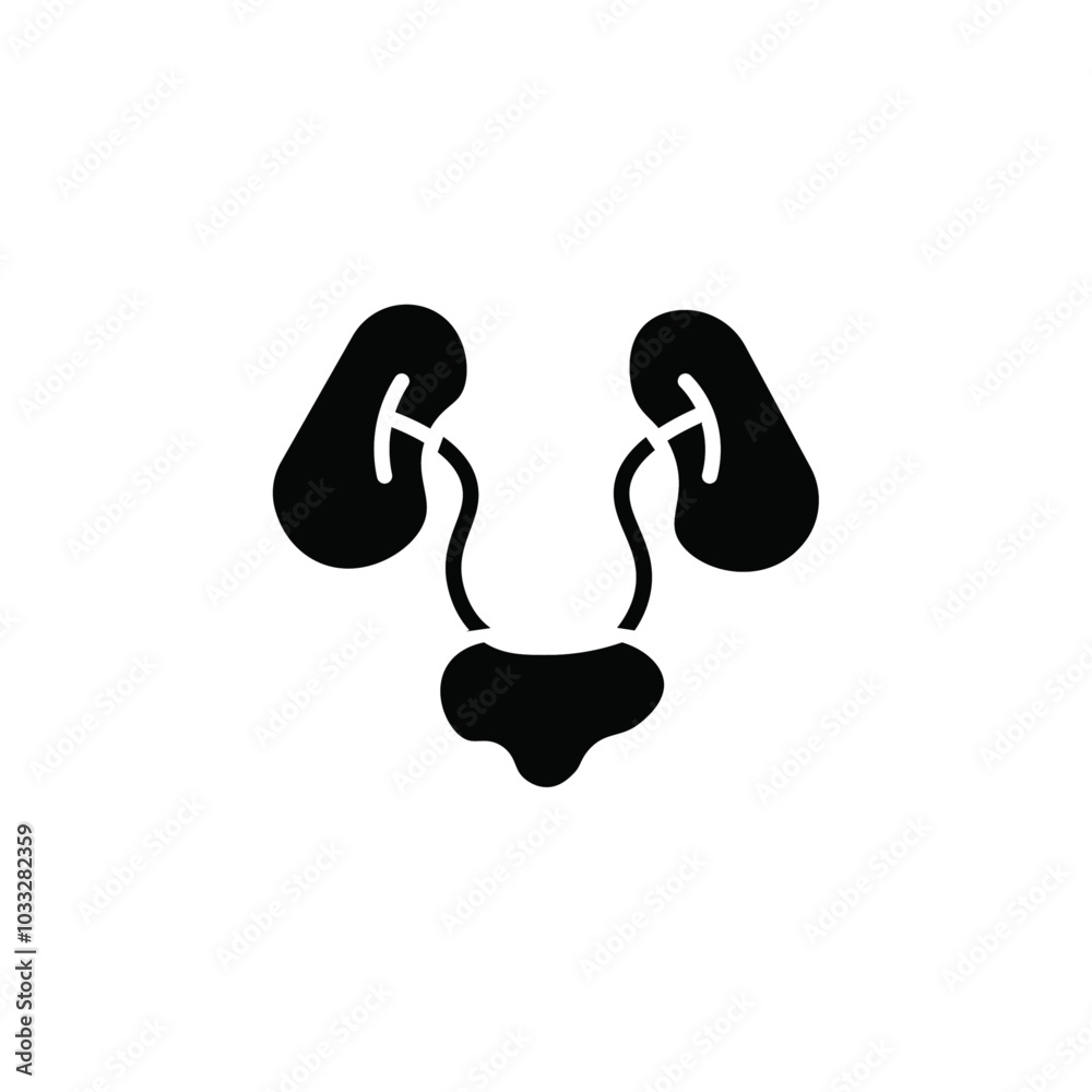 Aufkleber Urinary system icon web design in vector