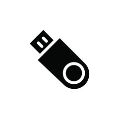 Usb stick icon web design in vector