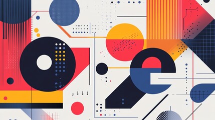 Obraz premium A modern, geometric design perfect for business presentations, websites, or even wallpaper. This abstract background is a versatile option for showcasing your ideas.