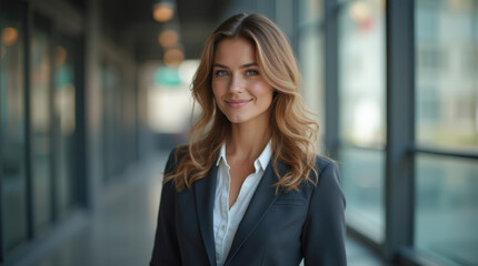 Smiling Professional: Authentic Business Portrait for Modern Office, Corporate Headshot, and Diverse Employee Profile