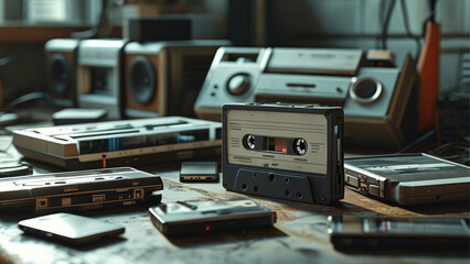 Fototapeta premium Soundscapes of the Past and Future