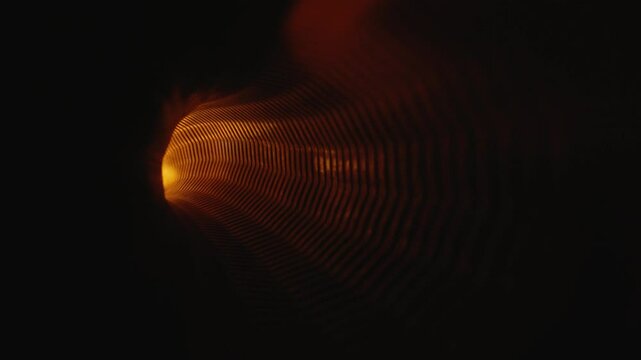 Fire ignition into exhaust pipe. filmed with a 24mm probe lens.