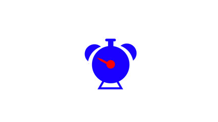 Alarm clock icon illustration