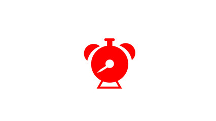 Alarm clock icon illustration