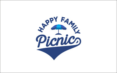 Illustration graphic vector of family picnic time design template