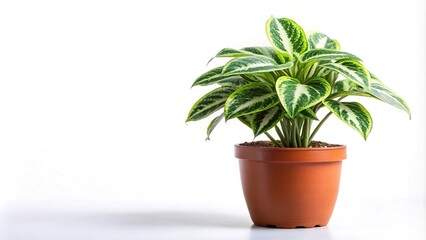 Obraz premium Boldo leaf green plant isolated on white background, used for tea and medicinal products