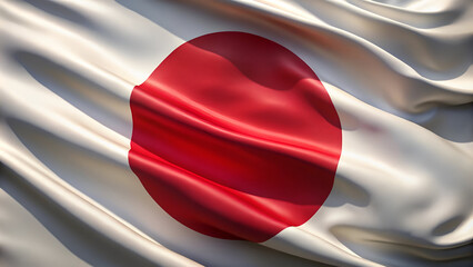 Japan waving flag