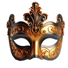 Opera carnival masquerade mask, isolated on white background PNG