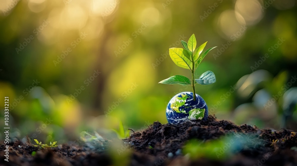 Aufkleber earth day pledges encouraging individuals and organizations to commit to sustainable practices and c