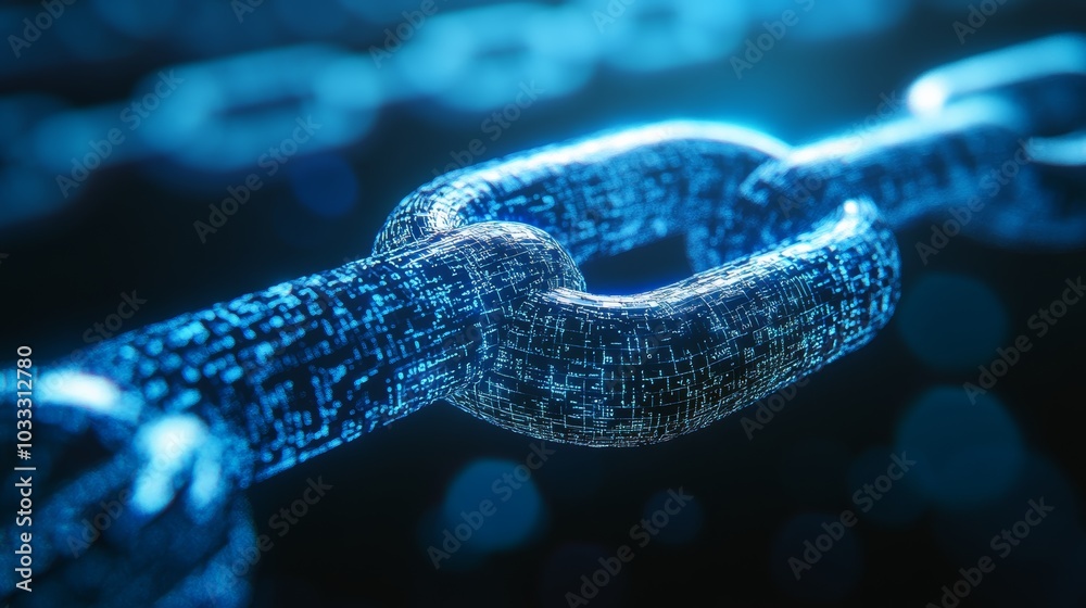 Aufkleber Medical blockchain applications, utilizing blockchain technology for secure and transparent management of medical records, clinical trials, and patient data