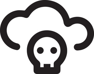 Skull icon symbol vector image illustration
