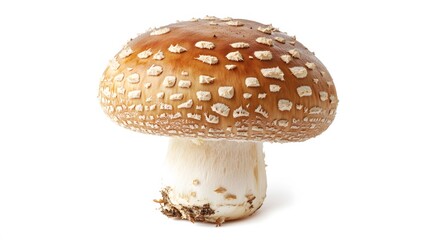 Obraz premium penny bun mushroom on isolated white background. 
