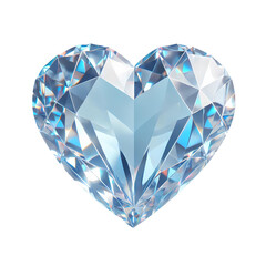 blue heart shaped diamond